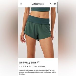 Outdoor Voices Hudson Shorts